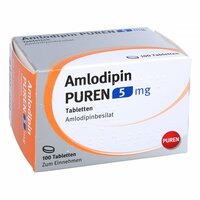 Amlodipin PUREN 5 mg Tabletten, 100 st, PUREN Pharma GmbH & Co. KG