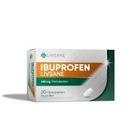 Ibuprofen Livsane 400 mg Filmtabletten, 20 st, PXG Pharma GmbH