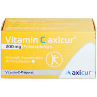 Vitamin C axicur 200 mg Filmtabletten, 50 Stk., axicorp Pharma GmbH