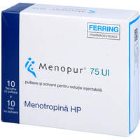 Menopur HP 75 I.E.Plv.u.Lösungsm.z.Her.e.Inj.-Lsg., 10 st, Docpharm GmbH