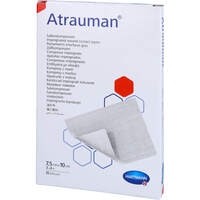 ATRAUMAN 7.5x10 cm steril Kompressen, 10 Stk., Emra-Med Arzneimittel GmbH