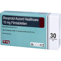 Bisoprolol Accord Healthcare 10 mg Filmtabletten, 30 st, Accord Healthcare GmbH