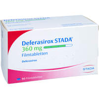 Deferasirox STADA 360 mg Filmtabletten, 90 ST, STADAPHARM GmbH