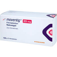 Moventig 25 mg Filmtabletten, 100 st, Orifarm GmbH