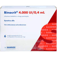 Binocrit 4.000 I.E./0.4 ml Inj.-Lsg.i.e.Fertigspr., 6x0.4 ml, 1 0 1 Carefarm GmbH