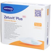 Zetuvit Plus Silicone Border 15x15cm, 10 st, Paul Hartmann AG