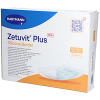 Zetuvit Plus Silicone Border 16x26cm, 10 st, Paul Hartmann AG