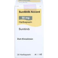 Sunitinib Accord 50 mg Hartkapseln, 30 st, Accord Healthcare GmbH
