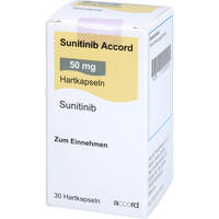 Sunitinib Accord 50 mg Hartkapseln, 30 st, Accord Healthcare GmbH