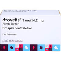Drovelis 3 mg/14.2 mg Filmtabletten, 3x28 Stk., Gedeon Richter Pharma GmbH