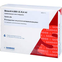 Binocrit 4.000 I.E./0.4 ml Inj.-Lsg.i.e.Fertigspr., 6x0.4 ml, Pb Pharma GmbH