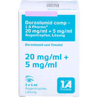Dorzolamid comp-1A Pharma 20mg/ml+5mg/ml Augentr., 2x5 ml, 1 A Pharma GmbH