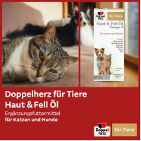 Doppelherz f&uuml;r Tiere Haut&Fell &Ouml;l f&uuml;r Katzen+Hunde, 250 ml, Queisser Pharma GmbH & Co. KG