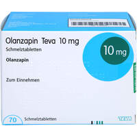 Olanzapin Teva 10 mg Schmelztabletten, 70 st, Eurimpharm Arzneimittel GmbH