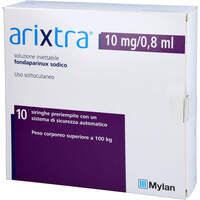 Arixtra 10 mg/0.8 ml Inj.-Lsg Fertigspritze, 10x0,8 ml, Pb Pharma GmbH