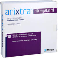 Arixtra 10 mg/0.8 ml Inj.-Lsg Fertigspritze, 10x0,8 ml, Pb Pharma GmbH