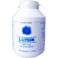 L-Lysin 500 mg MONO, 180 st, SinoPlaSan GmbH