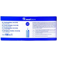 Insulin-Spritzen 1ml 40 I.E, 100 st, B&uuml;ttner-Frank GmbH