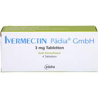 Ivermectin Pädia GmbH 3 mg Tabletten, 4 st, Pädia GmbH