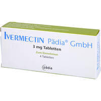Ivermectin Pädia GmbH 3 mg Tabletten, 4 st, Pädia GmbH