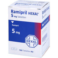 Ramipril HEXAL 5 mg Tabletten Dose, 100 st, HEXAL AG