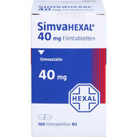 SimvaHEXAL 40 mg Filmtabletten Dose, 100 st, HEXAL AG