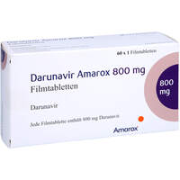 Darunavir Amarox 800 mg Filmtabletten, 60 Stk., AMAROX PHARMA GmbH