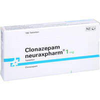 Clonazepam neuraxpharm 1 mg Tabletten, 100 Stk., neuraxpharm Arzneimittel GmbH