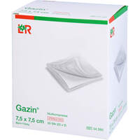 GAZIN Mullkomp.7.5x7.5 cm steril 8fach, 25x2 st, C P C medical GmbH & Co. KG