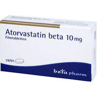 Atorvastatin beta 10 mg Filmtabletten, 28 Stk., betapharm Arzneimittel GmbH