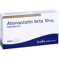 Atorvastatin beta 10 mg Filmtabletten, 28 Stk., betapharm Arzneimittel GmbH