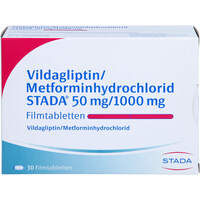 Vildagliptin/Metformin STADA 50 mg/1000 mg Filmtab, 30 Stk., STADAPHARM GmbH
