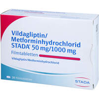 Vildagliptin/Metformin STADA 50 mg/1000 mg Filmtab, 30 Stk., STADAPHARM GmbH