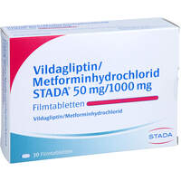 Vildagliptin/Metformin STADA 50 mg/1000 mg Filmtab, 30 Stk., STADAPHARM GmbH