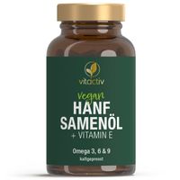 HANFSAMEN Öl + Vitamin E, 60 st, Feelgood Shop B.V.