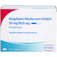 Sitagliptin/Metformin STADA 50 mg/850 mg Filmtabl., 56 Stk., STADAPHARM GmbH