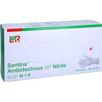 SENTINA Ambidextrous Nitrile U-Hands.unsteril Gr.M, 200 st, 1001 Artikel Medical GmbH
