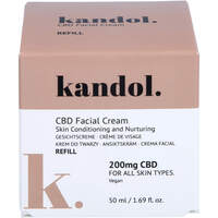 kandol. CBD facial cream 24h Pflege REFILL, 50 ml, ODI Pharma AB