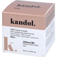 kandol. CBD facial cream 24h Pflege REFILL, 50 ml, ODI Pharma AB