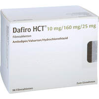 Dafiro HCT 10 mg/160 mg/25 mg Filmtabletten, 98 ST, Abacus Medicine A/S