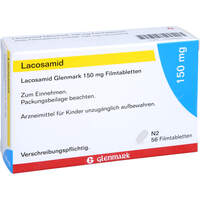 Lacosamid Glenmark 150 mg Filmtabletten, 56 Stk., Glenmark Arzneimittel GmbH