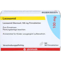 Lacosamid Glenmark 100 mg Filmtabletten, 56 Stk., Glenmark Arzneimittel GmbH