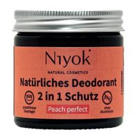 Nat&uuml;rliches Deodorant 2in1 Peach perfect NIYOK, 40 ml, Axisis GmbH