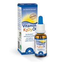 Dr. Jacob's Vitamin K2D3 &Ouml;l 1000 IE/50 mcg D3+K2 640 Tropfen, 20 ml, Dr. Jacob's Medical GmbH