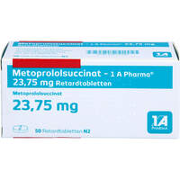 Metoprololsuccinat - 1 A Pharma 23.75 mg Retardtab, 50 st, 1 A Pharma GmbH