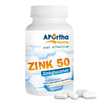 APOrtha Sports Zink 50 - Zinkgluconat, 190 st, APOrtha Deutschland GmbH