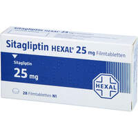 Sitagliptin HEXAL 25 mg Filmtabletten, 28 st, HEXAL AG