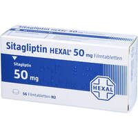 Sitagliptin HEXAL 50 mg Filmtabletten, 56 Stk., HEXAL AG