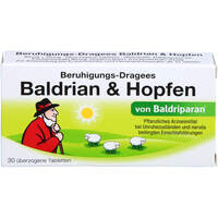 BERUHIGUNGS-DRAGEES Baldrian & Hopfen, 30 st, PharmaSGP GmbH