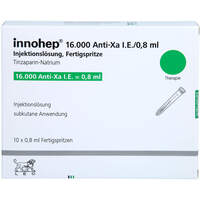 innohep 16.000 Anti-Xa I.E./0.8ml Inj.-Lsg.i.e.FS, 10 st, Eurimpharm Arzneimittel GmbH